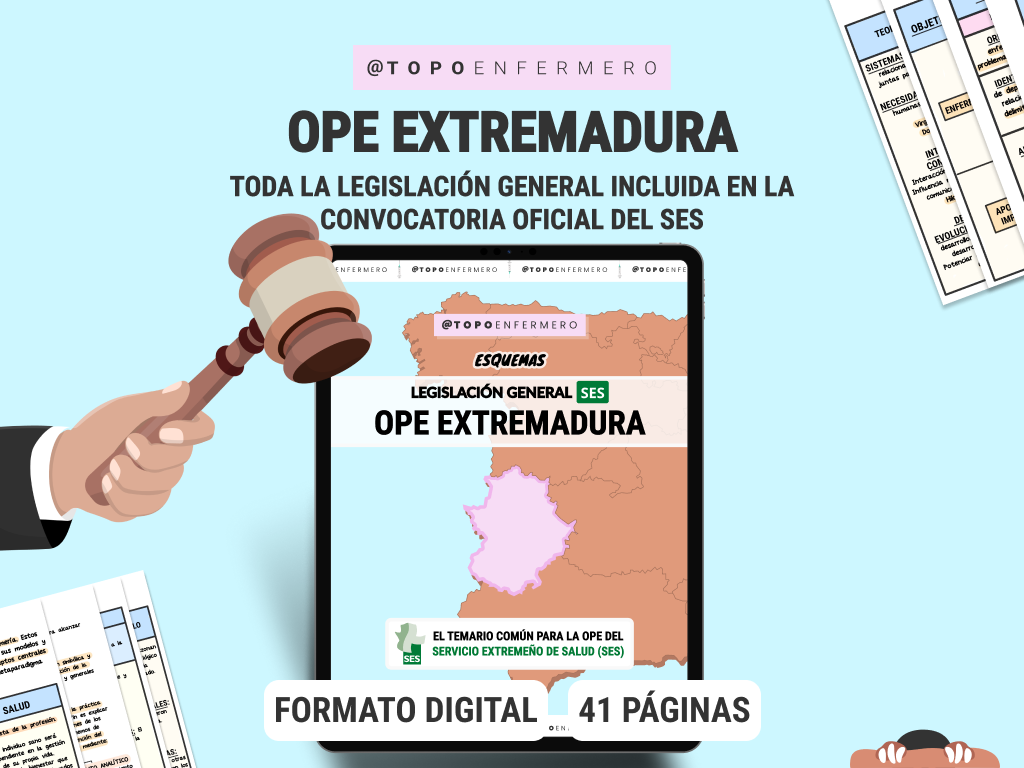 Portada OPE Enfermeria Extremadura Temario Común